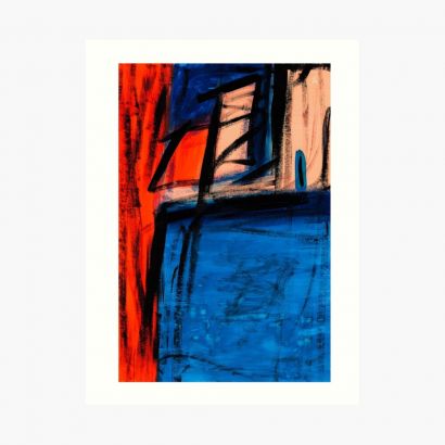 BLUE - a Paint Artowrk by Leila Campos Salas